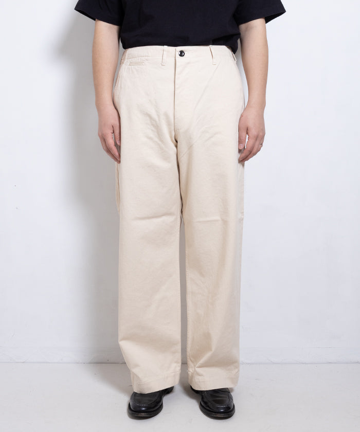 【OUTIL】PANTALON MEYNES - ECRU / ウティ パンタロン メーヌ アメリカ軍M1945KHAKI 2025SS 2025春夏 正規取扱店 神奈川 鎌倉 ARZACH KAMAKURA アルザック鎌倉 オンラインショップ 通販