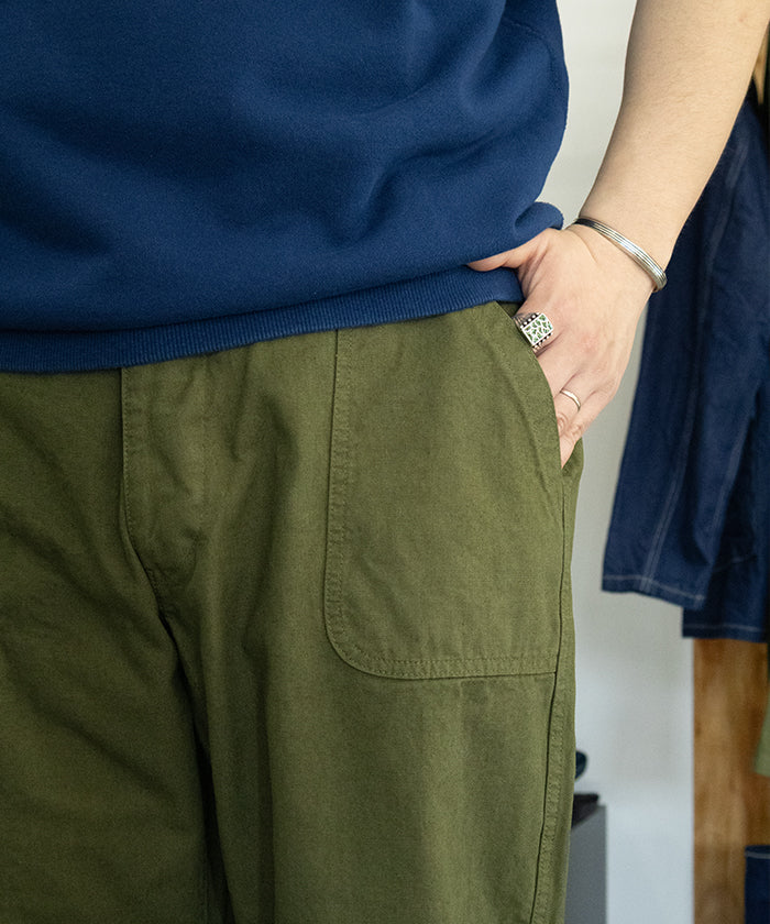 【OUTIL】PANTALON VAUVERT - OLIVE / ウティ パンタロン ヴォーヴェール フランス海軍 作業用パンツ 2026ss 2026春夏 正規取扱店 神奈川 鎌倉 ARZACH KAMAKURA オンラインショップ 通販 メンズ レディース