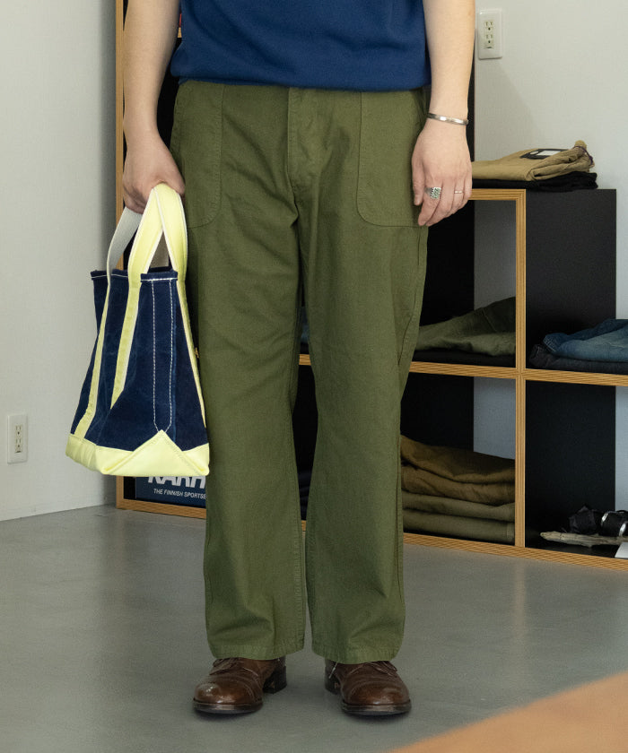 【OUTIL】PANTALON VAUVERT - OLIVE / ウティ パンタロン ヴォーヴェール フランス海軍 作業用パンツ 2026ss 2026春夏 正規取扱店 神奈川 鎌倉 ARZACH KAMAKURA オンラインショップ 通販 メンズ レディース