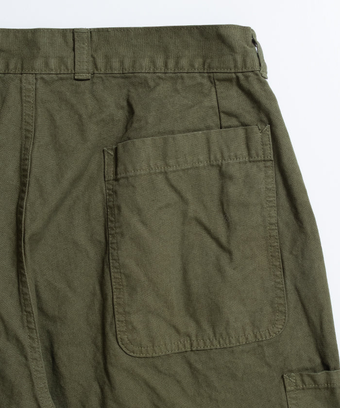 OUTIL】PANTALON VAUVERT - OLIVE / ウティ パンタロン ヴォーヴェール