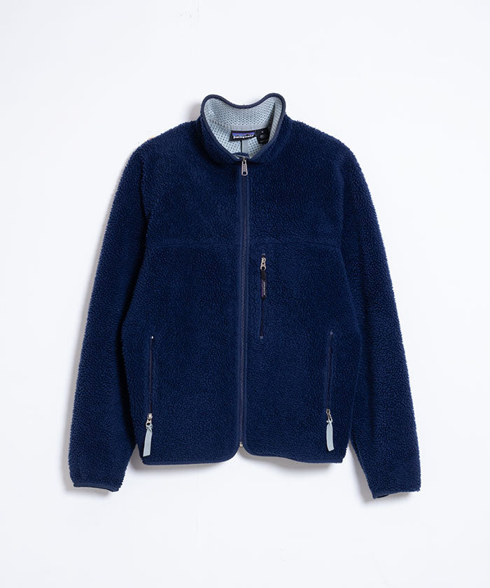 1990's PATAGONIA RETROPILE FLEECE CARDIGAN MADE IN USA / パタゴニア レトロフリース カーディガン ジャケット アメリカ製 古着 ヴィンテージ ビンテージ ネイビー メンズ 神奈川 鎌倉