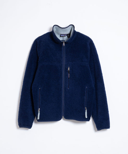 1990's PATAGONIA RETROPILE FLEECE CARDIGAN MADE IN USA / パタゴニア レトロフリース カーディガン ジャケット アメリカ製 古着 ヴィンテージ ビンテージ ネイビー メンズ 神奈川 鎌倉