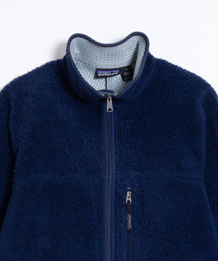 1990's PATAGONIA RETROPILE FLEECE CARDIGAN MADE IN USA / パタゴニア レトロフリース カーディガン ジャケット アメリカ製 古着 ヴィンテージ ビンテージ ネイビー メンズ 神奈川 鎌倉