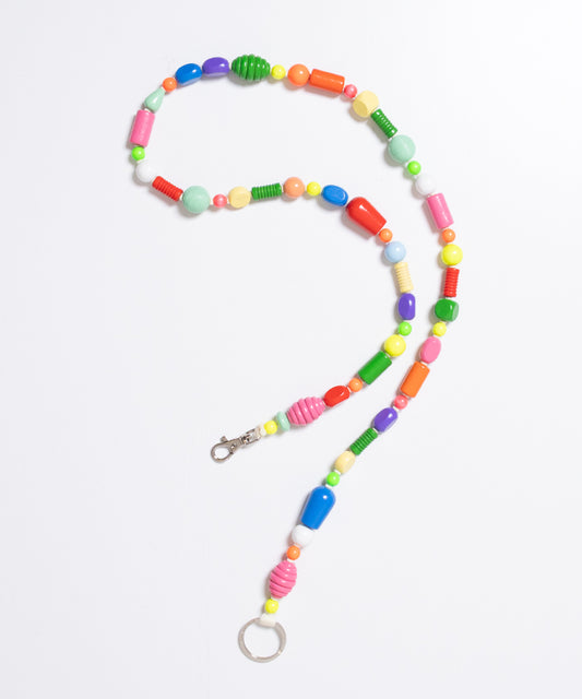 【Ina Seifart】PERLENMIX PHONE NECKLACE - MULTI / イナ・セイファート パーレンミックス フォン ネックレス スマホ ショルダーストラップ 正規取扱店 神奈川 鎌倉 アルザック鎌倉 オンラインショップ 通販