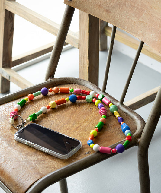 【Ina Seifart】PERLENMIX PHONE NECKLACE - MULTI / イナ・セイファート パーレンミックス フォン ネックレス スマホ ショルダーストラップ 正規取扱店 神奈川 鎌倉 アルザック鎌倉 オンラインショップ 通販