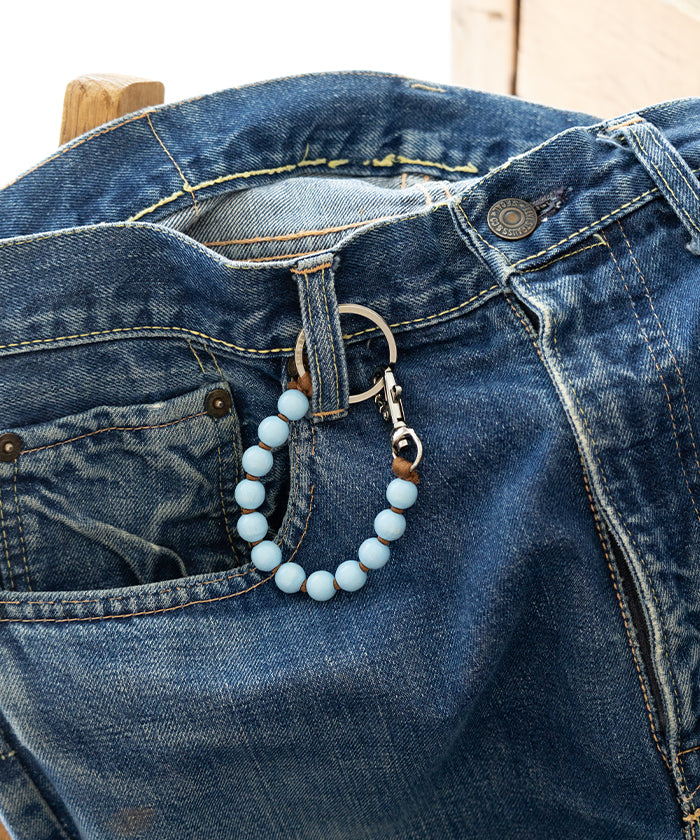 Ina Seifart PERLEN SHORT PASTELBLUE MOCCA イナセイファート
