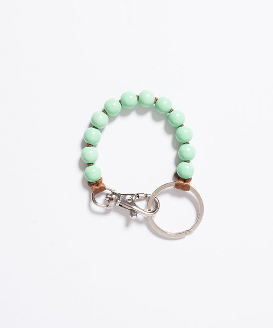 PERLEN SHORT KEYHOLDER - PASTELGREEN & MOCCA