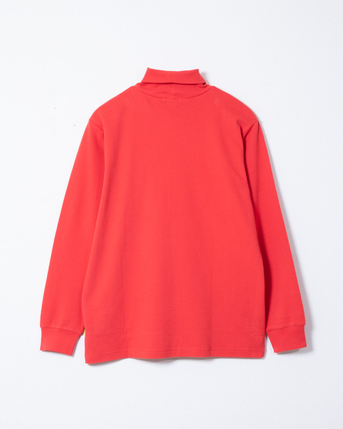 PLAIN COTTON TURTLENECK - RED