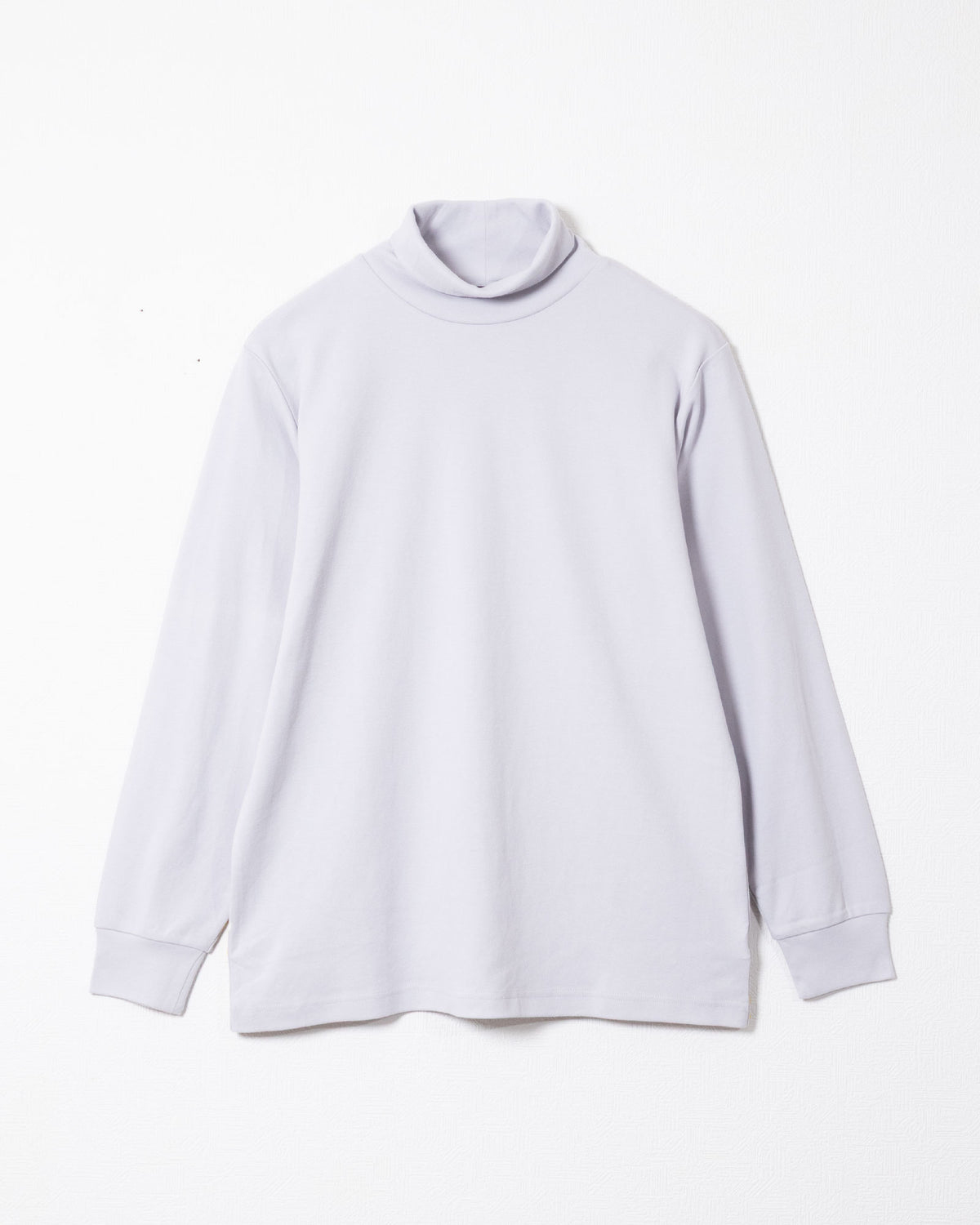PLAIN COTTON TURTLENECK - WHITE