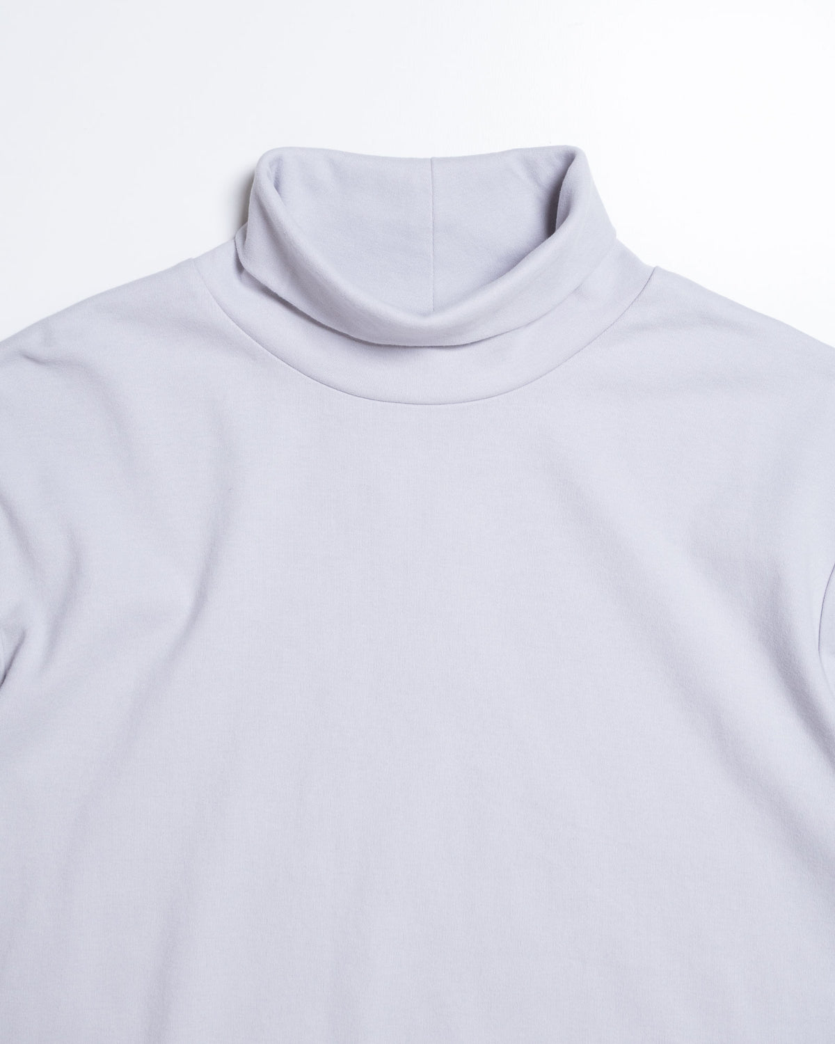PLAIN COTTON TURTLENECK - WHITE