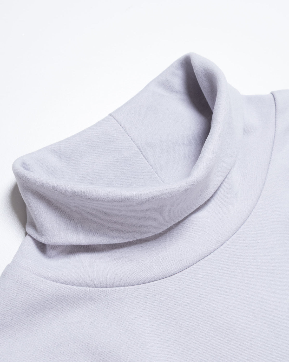 PLAIN COTTON TURTLENECK - WHITE