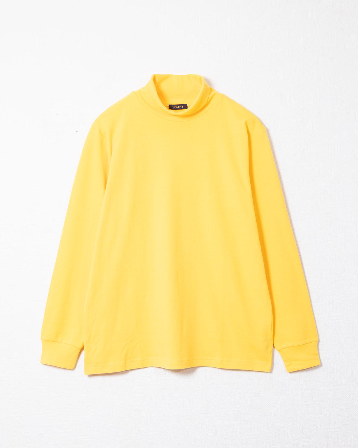 PLAIN COTTON TURTLENECK - YELLOW
