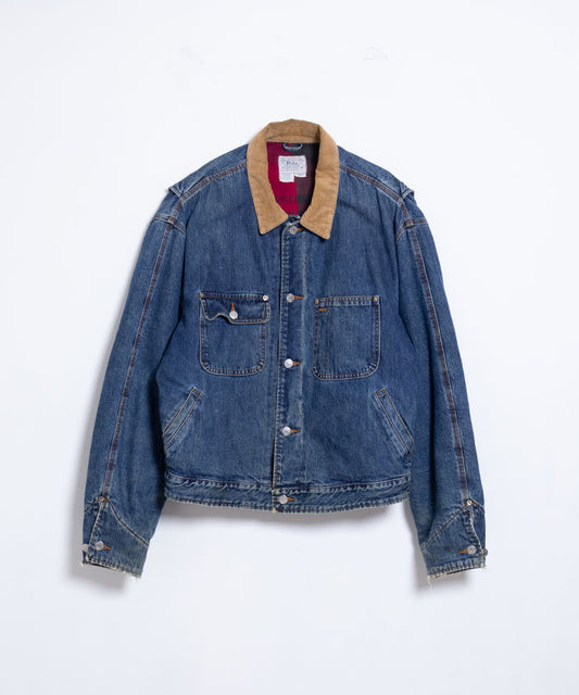 1990's POLO DENIM JACKET MADE IN USA / ポロ ラルフローレン デニムジャケット デニム Gジャン アメリカ製 古着 ヴィンテージ ビンテージ 通販 オンラインショップ 神奈川 鎌倉