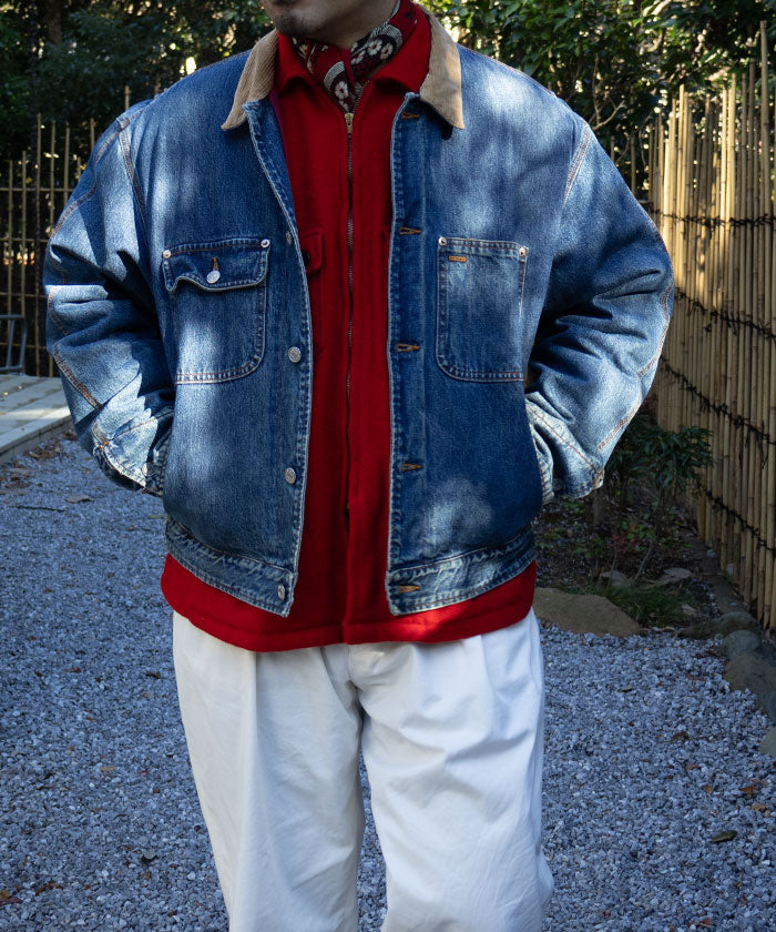 1990's POLO DENIM JACKET MADE IN USA / ポロ ラルフローレン デニムジャケット デニム Gジャン アメリカ製 古着 ヴィンテージ ビンテージ 通販 オンラインショップ 神奈川 鎌倉