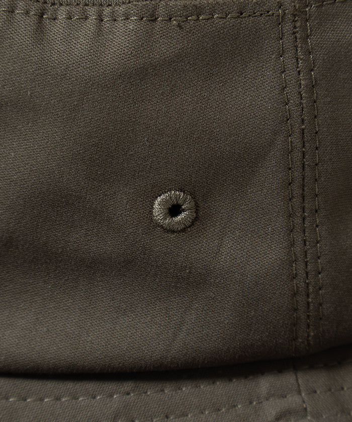 ENGINEERED GARMENTS】PORKPIE HAT COTTON SANDED CLOTH - OLIVE / エンジニアドガーメンツ ポークパイ ハット コットン サンデッド クロス 2026ss 2026春夏 正規取扱店 神奈川 鎌倉 ARZACH KAMAKURA オンラインショップ 通販