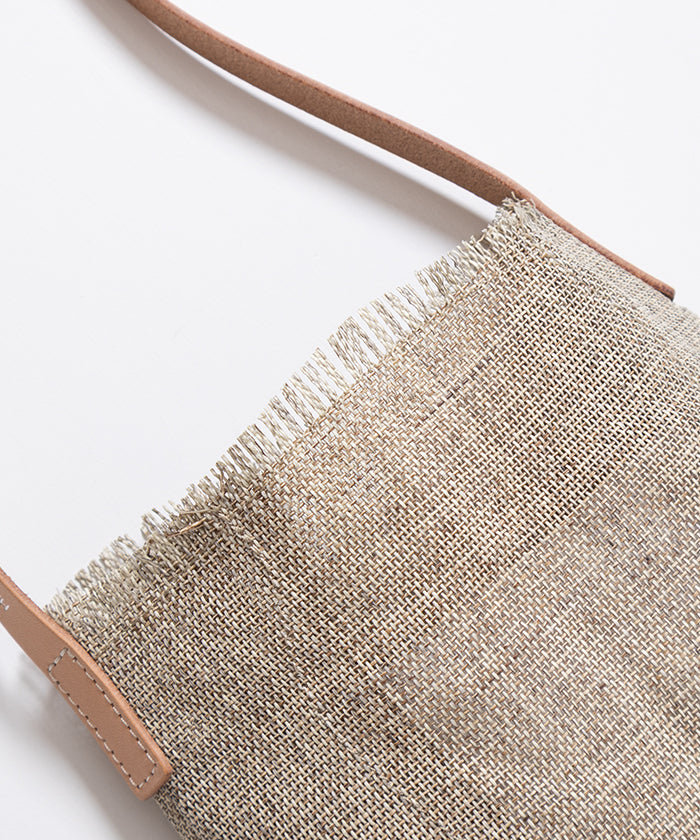 【HAAL】PRIMITIVE SACOCHE PAPER - NATURAL / ハール プリミティブ サコッシュ ペーパー ショルダーバッグ 2026ss 2026春夏 正規取扱店 神奈川 鎌倉 アルザック鎌倉 オンラインショップ 通販