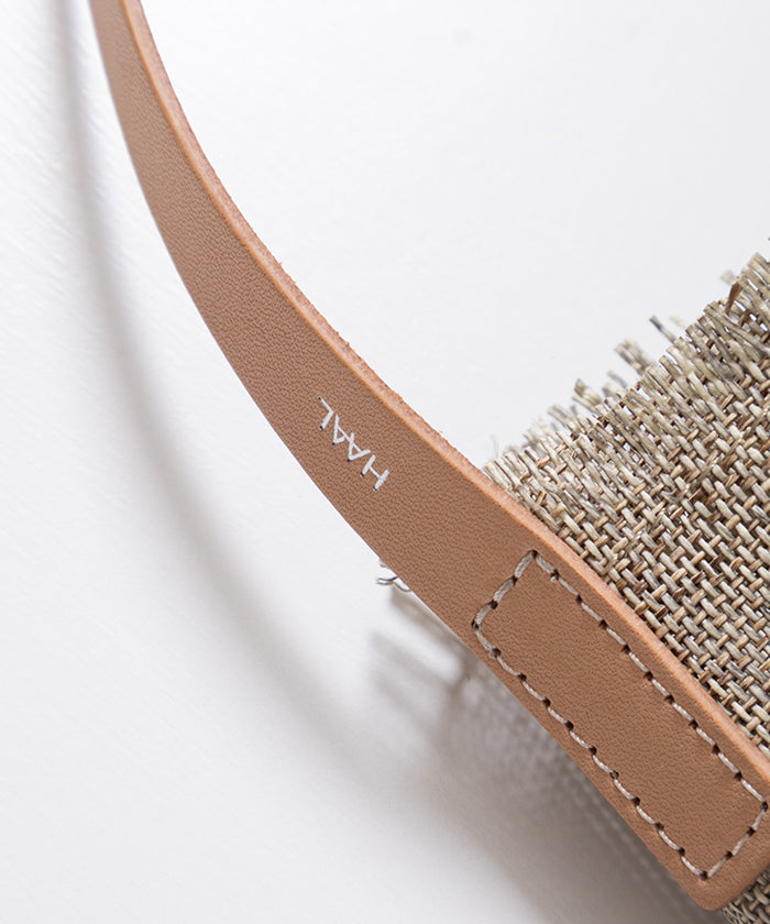 【HAAL】PRIMITIVE SACOCHE PAPER - NATURAL / ハール プリミティブ サコッシュ ペーパー ショルダーバッグ 2026ss 2026春夏 正規取扱店 神奈川 鎌倉 アルザック鎌倉 オンラインショップ 通販