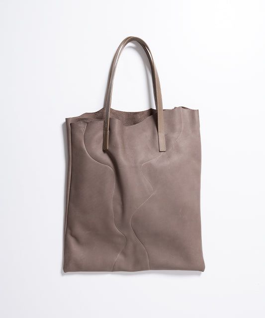 【HAAL】PRIMITIVE TOTE BAG DEER - GRAY / ハール プリミティブトートバッグ ディアスキン グレー 2025AW 2025秋冬 正規取扱店 レザーバッグ レザートートバッグ 神奈川 鎌倉 オンラインショップ 通販
