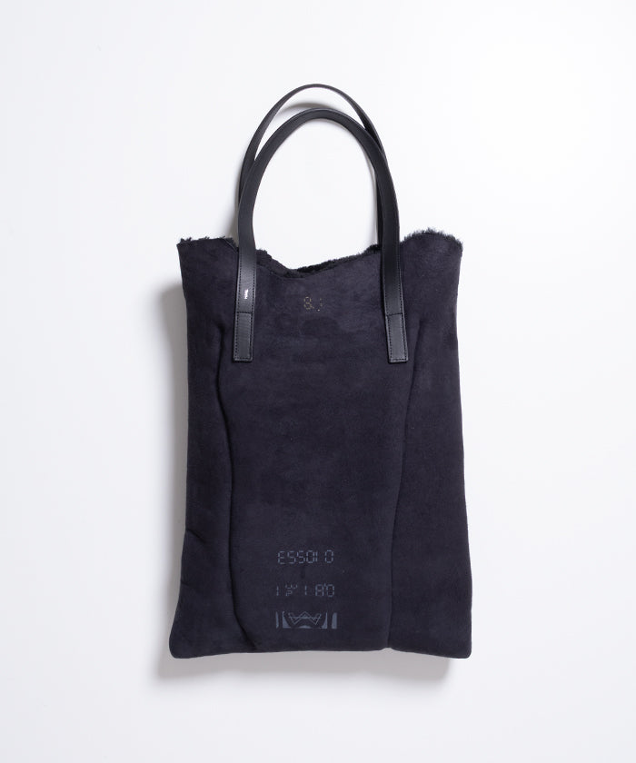 【HAAL】PRIMITIVE TOTE BAG MOUTON - BLACK / ハール プリミティブ トートバッグ ムートン ブラック 2025AW 2025秋冬 正規取扱店 神奈川 鎌倉 オンラインショップ 通販