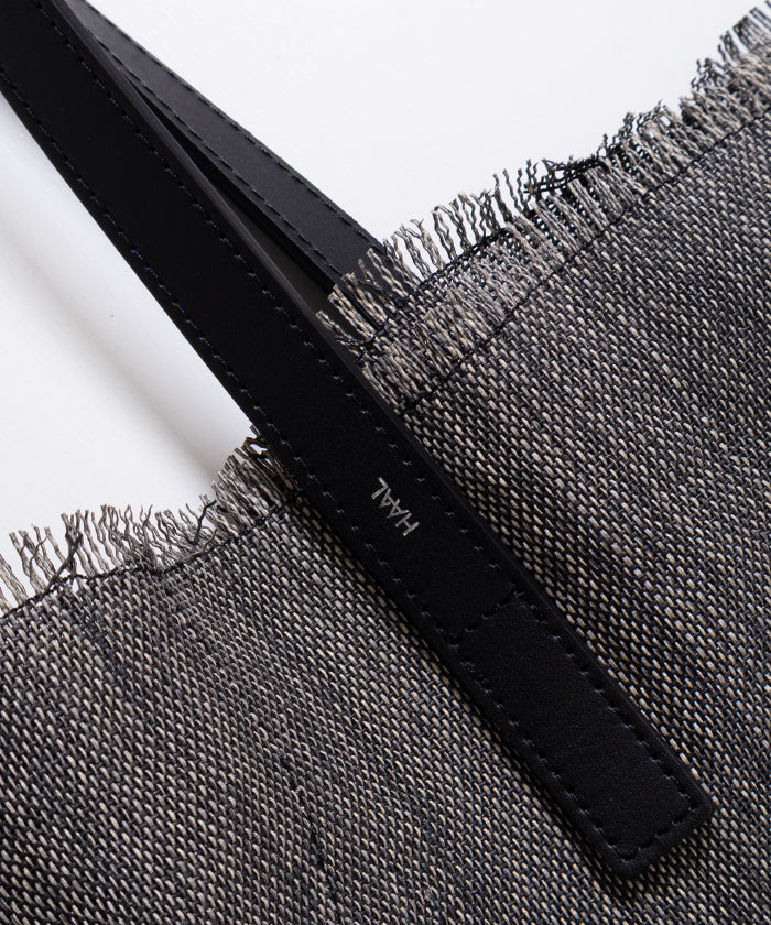 【HAAL】PRIMITIVE TOTE BAG PAPER - BLACK / ハール プリミティブ トートバッグ ペーパー 2026ss 2026春夏 正規取扱店 神奈川 鎌倉 ARZACH KAMAKURA オンラインショップ 通販