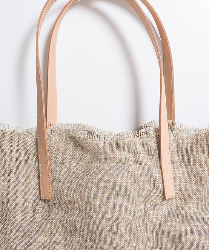 【HAAL】PRIMITIVE TOTE BAG PAPER - NATURAL / ハール プリミティブ トートバッグ ペーパー 2026ss 2026春夏 正規取扱店 神奈川 鎌倉 ARZACH KAMAKURA オンラインショップ 通販