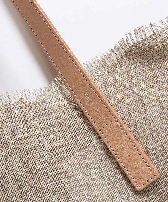 【HAAL】PRIMITIVE TOTE BAG PAPER - NATURAL / ハール プリミティブ トートバッグ ペーパー 2026ss 2026春夏 正規取扱店 神奈川 鎌倉 ARZACH KAMAKURA オンラインショップ 通販