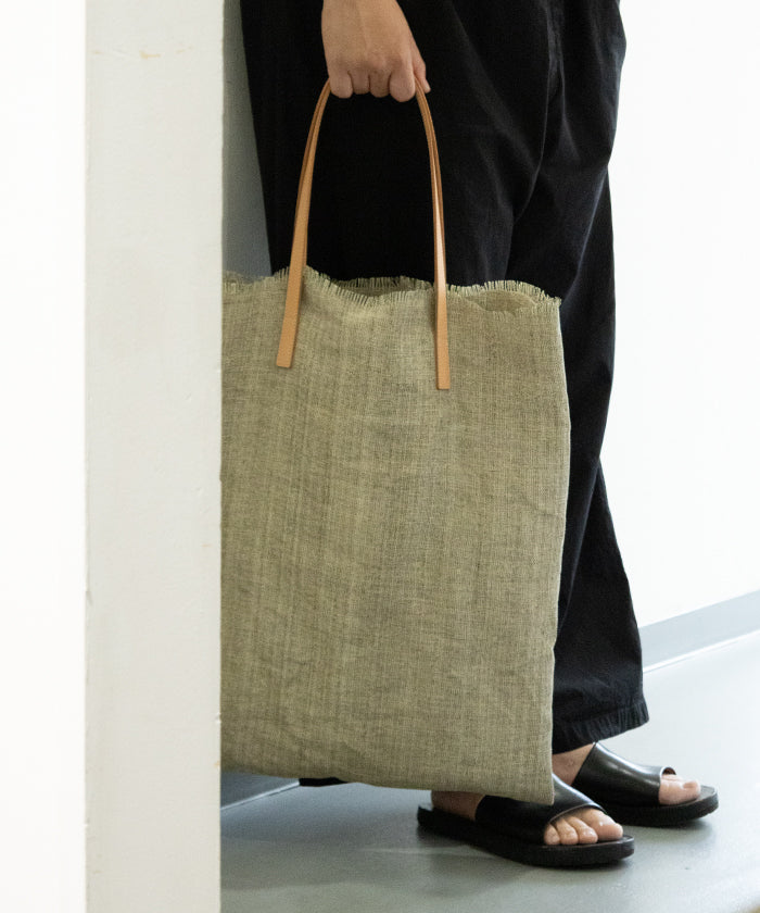 【HAAL】PRIMITIVE TOTE BAG PAPER - NATURAL / ハール プリミティブ トートバッグ ペーパー 2026ss 2026春夏 正規取扱店 神奈川 鎌倉 ARZACH KAMAKURA オンラインショップ 通販