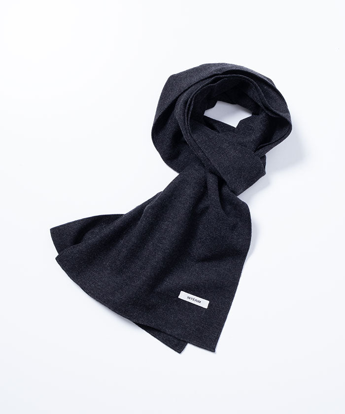 【INTÉRIM】RE-USE CASHMERE SILK TWILL NARROW SCARF / インテリム リユース カシミヤ シルク ツイル ナロー スカーフ 正規取扱店 神奈川 鎌倉 通販 オンラインショップ