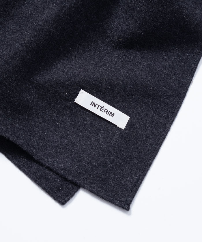 【INTÉRIM】RE-USE CASHMERE SILK TWILL NARROW SCARF / インテリム リユース カシミヤ シルク ツイル ナロー スカーフ 正規取扱店 神奈川 鎌倉 通販 オンラインショップ マフラー プレゼント