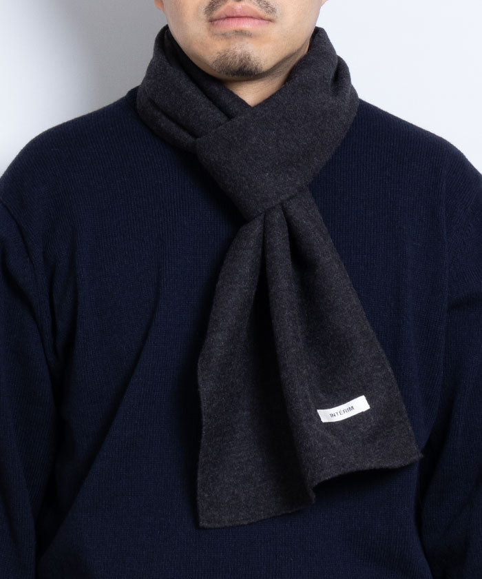 【INTÉRIM】RE-USE CASHMERE SILK TWILL NARROW SCARF / インテリム リユース カシミヤ シルク ツイル ナロー スカーフ 正規取扱店 神奈川 鎌倉 通販 オンラインショップ