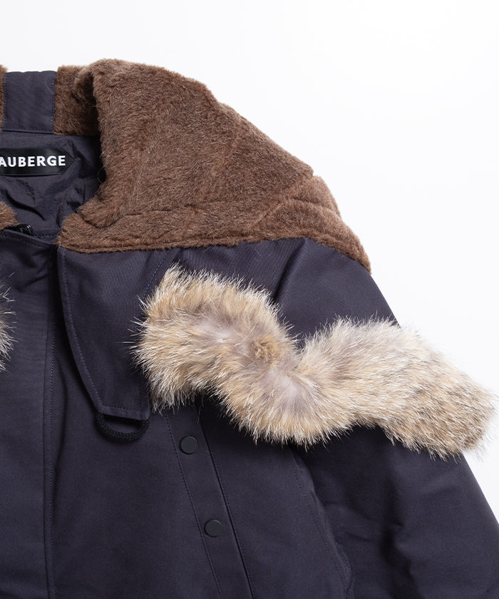 【AUBERGE】REGIONS - CHARCOAL NAVY / オーベルジュ レジオン N3B コート 2025AW 2025秋冬 正規取扱店 神奈川 鎌倉 オンラインショップ 通販 服