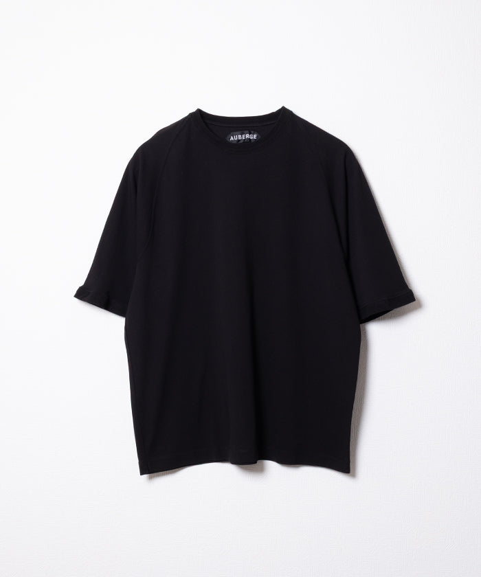 【AUBERGE】RODRIGO - BLACK / オーベルジュ ロドリゴ フリーダムスリーブ コットン 半袖 Tシャツ 服 2026ss 2026春夏 ‐ ARZACH KAMAKURA 正規取扱店 神奈川 鎌倉 オンラインショップ