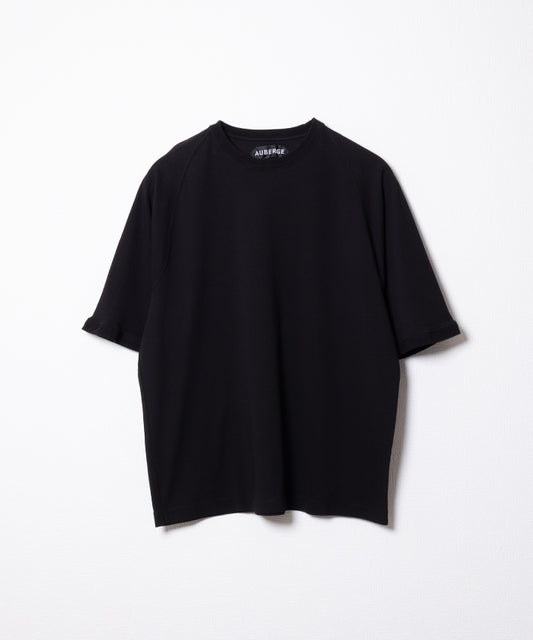 【AUBERGE】RODRIGO - BLACK / オーベルジュ ロドリゴ フリーダムスリーブ コットン 半袖 Tシャツ 服 2026ss 2026春夏 ‐ ARZACH KAMAKURA 正規取扱店 神奈川 鎌倉 オンラインショップ