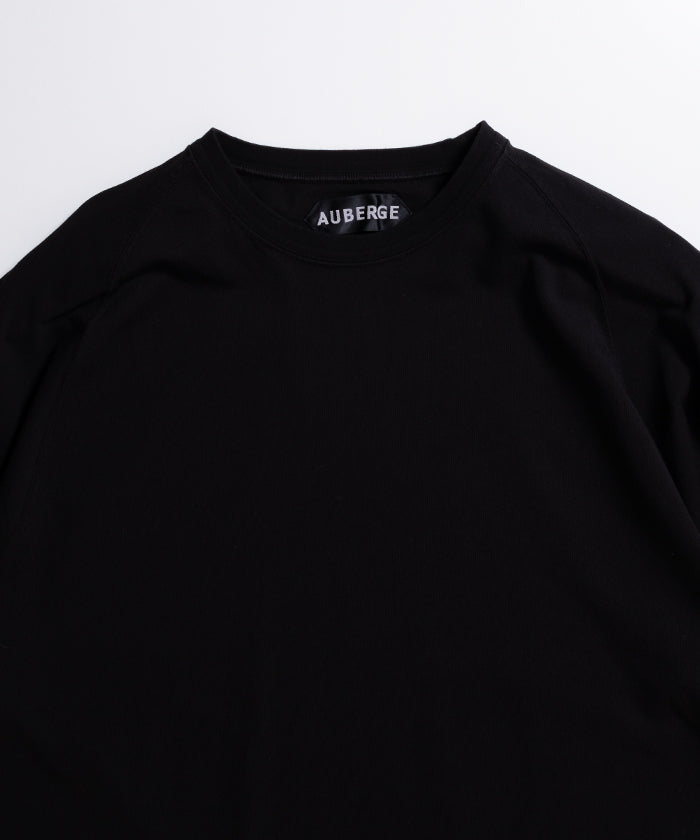 【AUBERGE】RODRIGO - BLACK / オーベルジュ ロドリゴ フリーダムスリーブ コットン 半袖 Tシャツ 服 2026ss 2026春夏 ‐ ARZACH KAMAKURA 正規取扱店 神奈川 鎌倉 オンラインショップ