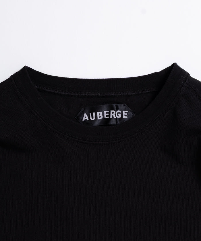 【AUBERGE】RODRIGO - BLACK / オーベルジュ ロドリゴ フリーダムスリーブ コットン 半袖 Tシャツ 服 2026ss 2026春夏 ‐ ARZACH KAMAKURA 正規取扱店 神奈川 鎌倉 オンラインショップ