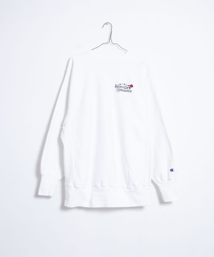 1990's CHAMPION REVERSE WEAVE SWEATSHIRT MADE IN MEXICO ROSEVILLE MINESOTA / メキシコ製 チャンピオン リバースウィーブ スウェット 白