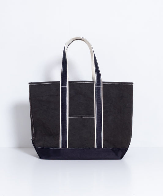 【OUTIL】SAC COLMAR - BLACK / BLACK INDIGO / ウティ キャンバス トートバッグ ブラック 黒 2025AW 2025秋冬 正規取扱店 神奈川 鎌倉 オンラインショップ 通販