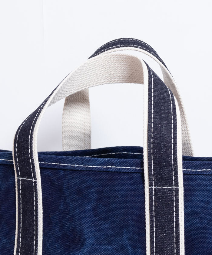 【OUTIL】SAC COLMAR - INDIGO / INDIGO / ウティ インディゴ染め キャンバストートバッグ  正規取扱店 通販