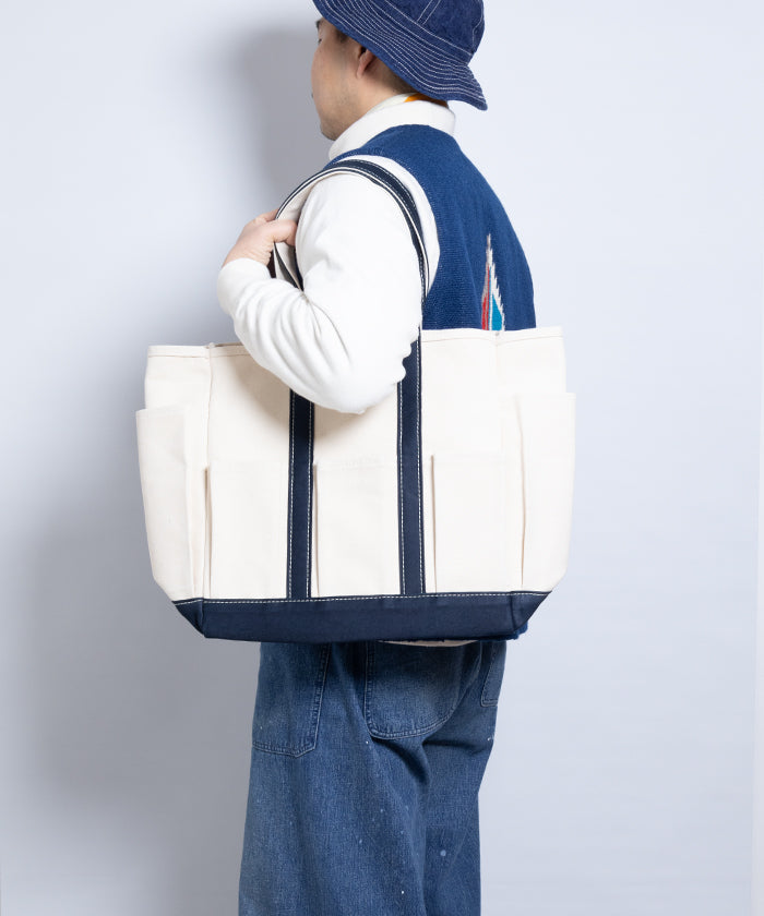 SAC ROBION - ECRU / INDIGO