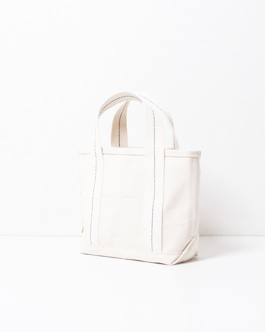 OUTIL ウティ SAC THURY S ECRU ECRU トートバッグ フロントポケット・三角マチ ディテール