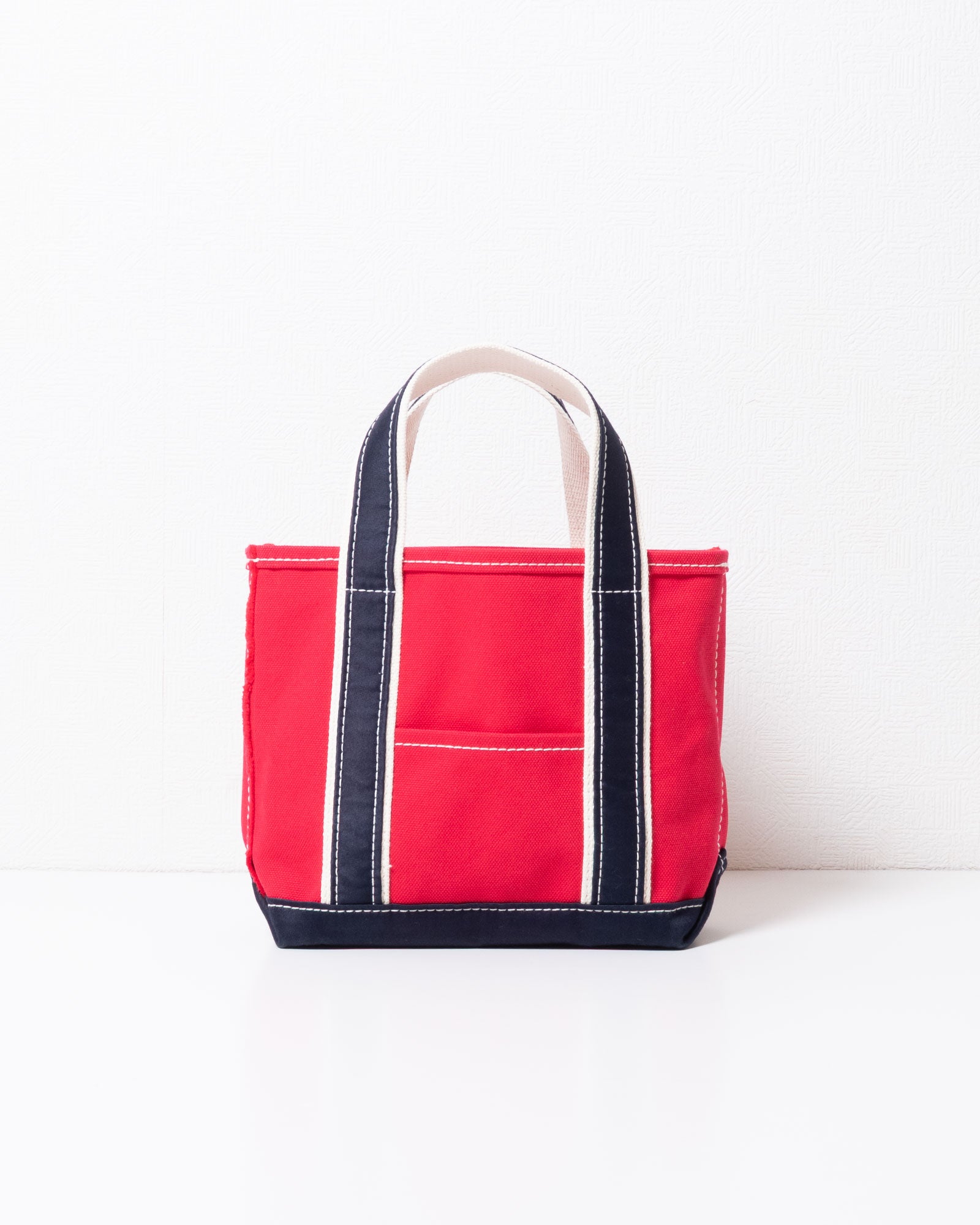 OUTIL ウティ SAC THURY S RED INDIGO トートバッグ 全体（サックチュリー Sサイズ レッド×インディゴ）