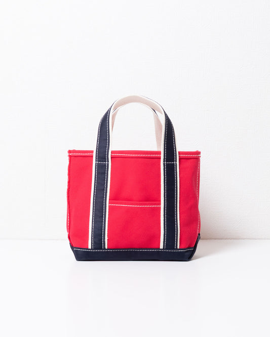 OUTIL ウティ SAC THURY S RED INDIGO トートバッグ 全体（サックチュリー Sサイズ レッド×インディゴ）