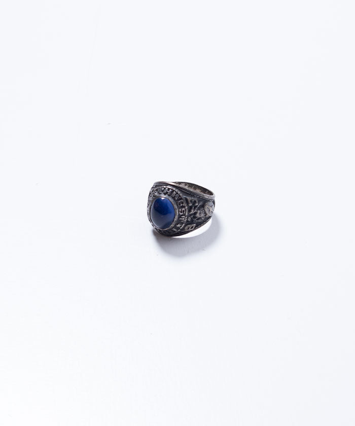 1983 US NORTH WEST HIGH SCHOOL RING ARTCARVED - BLUE