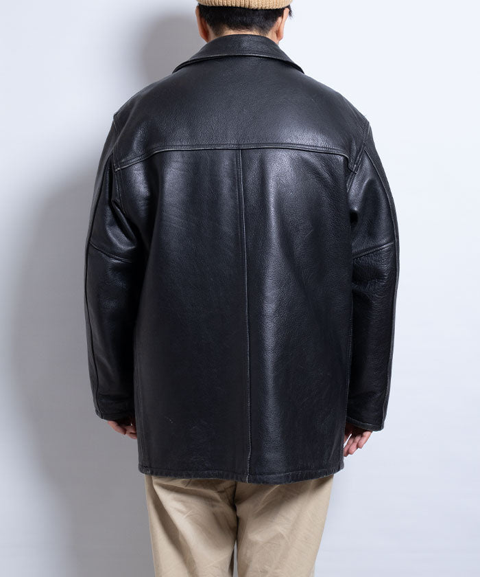 1990's SCHOTT LEATHER CARCOAT / ショット レザー カーコート アメリカ製 牛革 本革 ジャケット オンラインショップ 通販