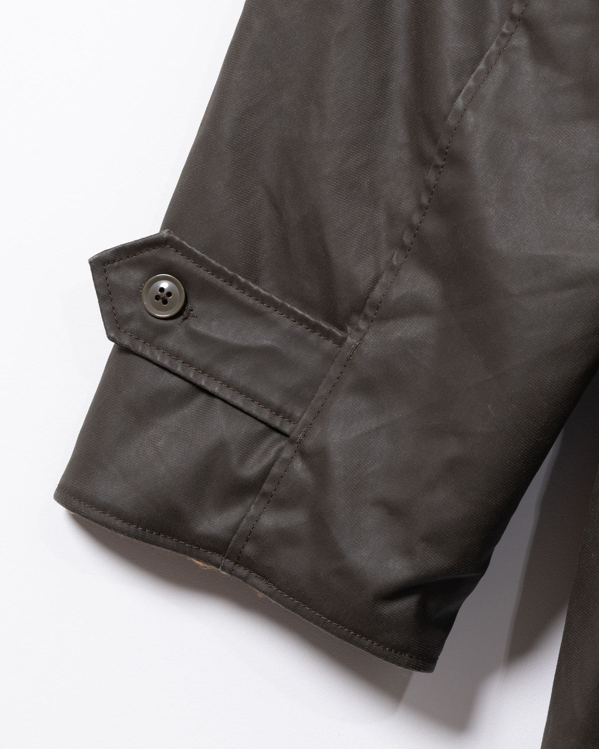 SHAWL COLLAR REVERSIBLE COAT - COATED CLOTH