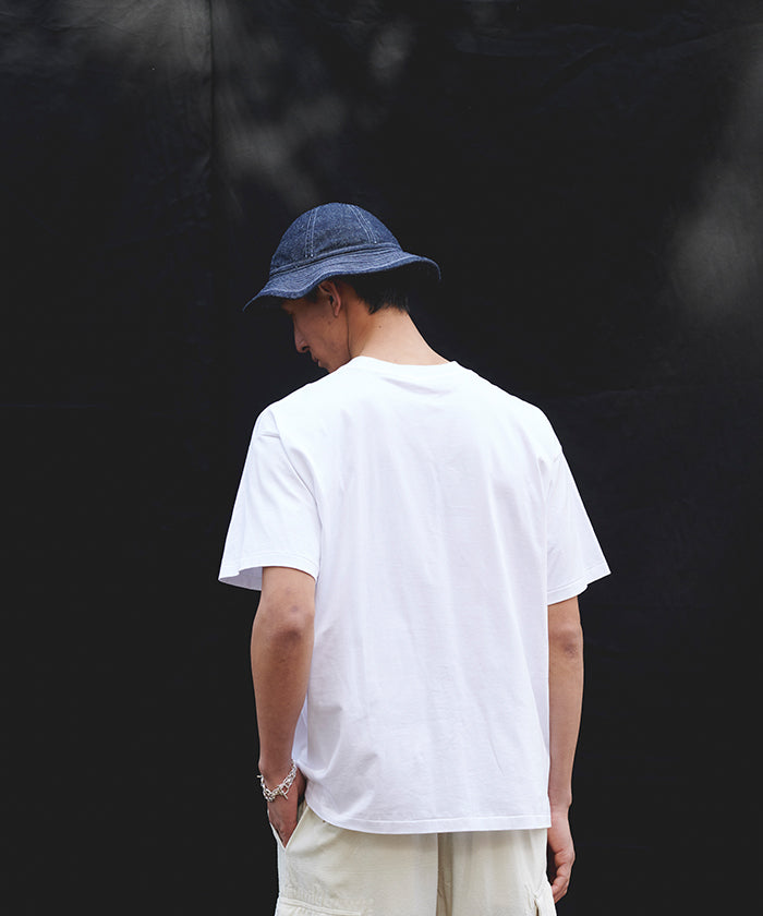  【INTÉRIM】SILK NOIL DENIM M-37 ARMY HAT - NAVY / インテリム シルク ノイル デニム M-37 アーミー ハット 2026ss 2026春夏 正規取扱店 神奈川 鎌倉 アルザック鎌倉 オンラインショップ 通販