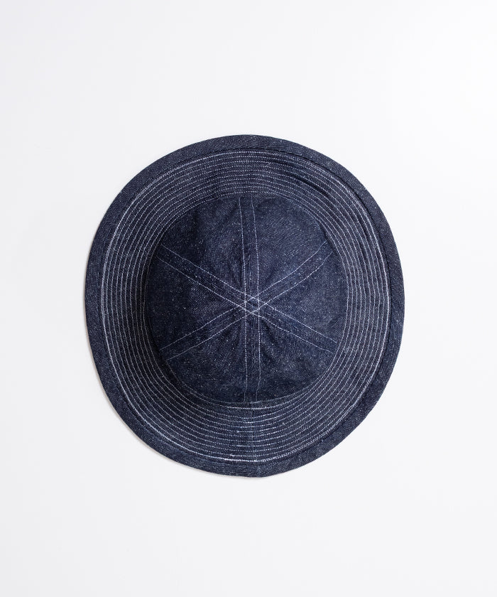 SILK NOIL DENIM M-37 ARMY HAT - NAVY - A'r139 Kamakura