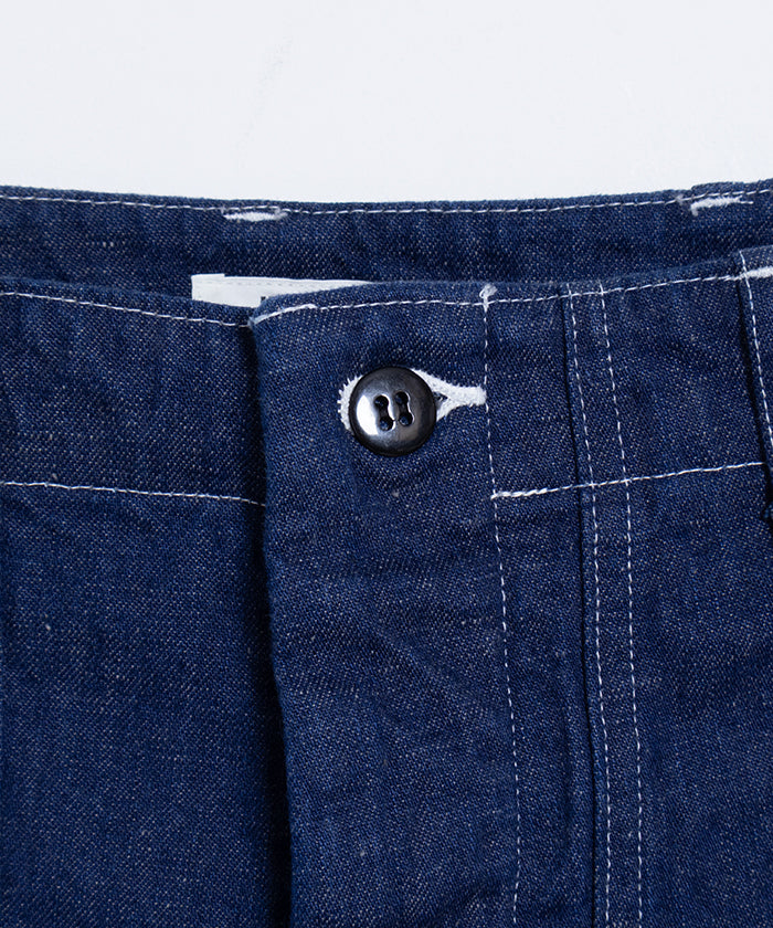 SLUB YARN DENIM BAKER PANTS