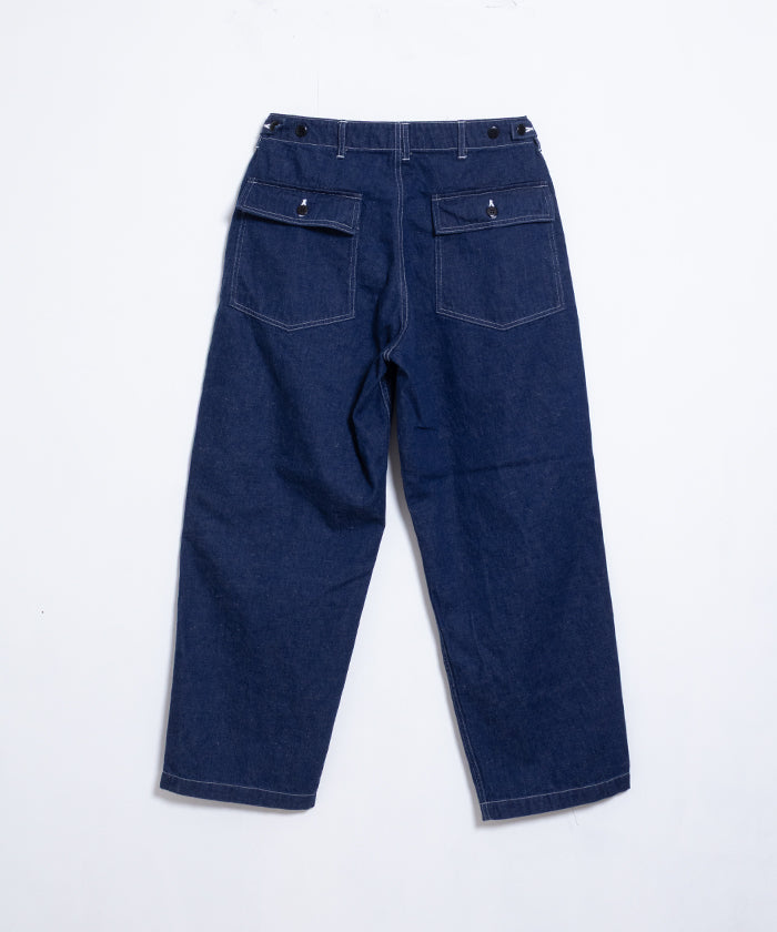 SLUB YARN DENIM BAKER PANTS