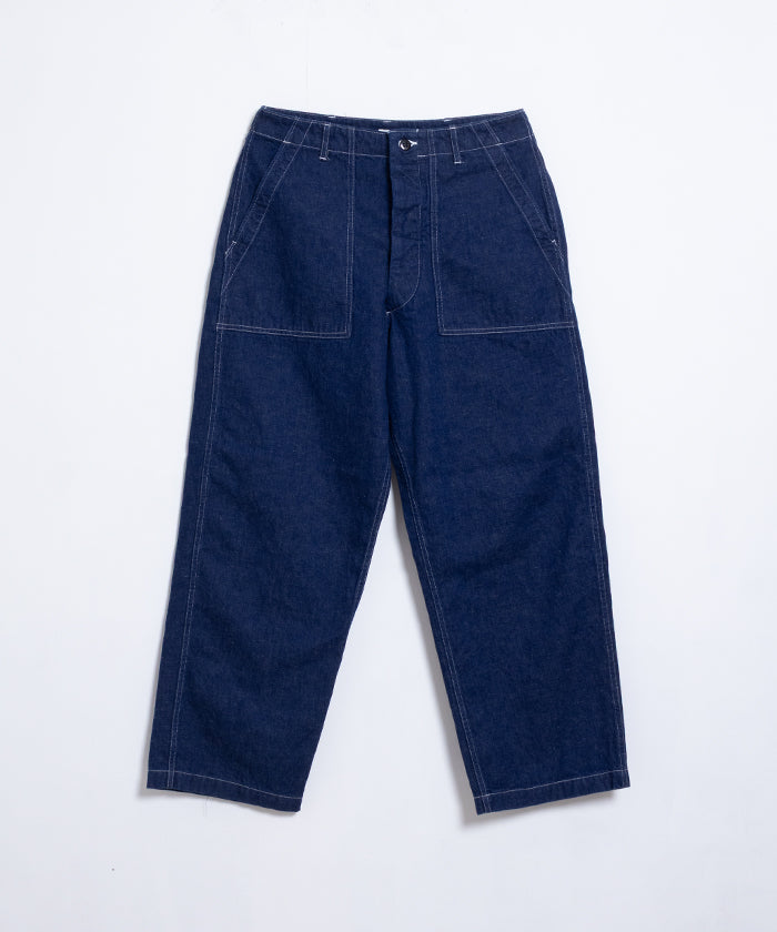 SLUB YARN DENIM BAKER PANTS